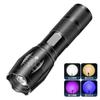 Linterna Telescópica con Zoom de Aleación de Aluminio de Alta Potencia Cuatro Colores para Iluminación a Distancia y Ambiente Temu Transfronteriza