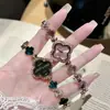 2025 Nuevo Pulsera Reloj Namana Trébol de Cuatro Hojas Flor Cristal Diamante Reloj Comercio Exterior Transmisión en Vivo Dropshipping