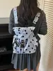 Mochila de Estilo Coreano Ins con Lunares de Nicho para Mujer, Nueva Mochila Pequeña Ligera Elegante para Estudiantes y Viajeros de Verano 2026 para Mujer