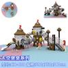 Escorrega Cápsula Espacial Brinquedo de Combinação de Escalada Infantil Parque Comunitário Equipamento de Diversão ao Ar Livre Escada Antiderrapante Tipo Modular