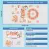 Decoraciones de Navidad, Pegatinas Estáticas para Puertas y Ventanas de Cristal, Personas de Jengibre, Soldados, Cascanueces