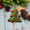 Embalagem de panificação de Natal plug-in joias cena 3D palito de bolo raiz de árvore bolo cupcake inserção de cartão tridimensional