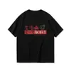 Camiseta de manga corta de seda de leche con estampado de texto divertido de verano para hombre y mujer, solo sonríe y todo estará bien, estilo ins