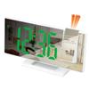Nuevo Reloj de Proyección LED Multifunción Reloj Despertador Digital Fotosensible Automático Reloj Digital con Enchufe USB Transfronterizo