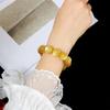 Jingde Jewelry Pulseira de Lepidolita Dourada Natural Cristal Transparente Gelo Simples Pulseira de Alta Qualidade Fornecedor de Atrações Turísticas