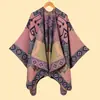 Xale Jacquard Feminino de Nicho Estilo Coreano com Padrão Versátil de Símbolo Musical, Manto Espesso e Quente para Fotos, Novo Estilo