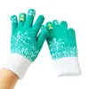 Luvas Femininas de Inverno Novas Sem Dedos Acolchoadas Peludas de Tricô para Meninas Estilo Coreano Tela Sensível ao Toque Cinco Dedos Escrita