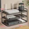 Estante para Colocar Router Estante de Almacenamiento WiFi Fijador Pegatina para Montar en Pared Soporte Set-Top Box Caja de Almacenamiento sin Perforaciones Soporte