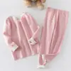 Conjunto de Roupa Íntima Térmica Infantil Outono e Inverno, Camada Base Térmica Infantil, Pijamas Térmicos Macios de Cor Sólida para Bebês