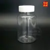 Botella de Cebo para Peces Botella de Medicina Producto para el Cuidado de la Salud Botella para Mascotas - Botella de Plástico Transparente con Tapa de Rosca de Presión de 300ml-600ml