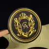Etiqueta Adhesiva Estampado en Caliente Cóncava y Convexa Pegatina para Empaque de Perfume Aromaterapia Vela Logo Adhesivo Pegatina Selladora para Caja de Pastel