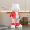 Decoración de gato de la suerte para la entrada de la sala de estar, decoración de la casa nueva, inauguración de la casa, regalo de apertura