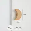 Manija Pequeña de Agujero Único de Madera Maciza para Cajones, Manija Redonda de Madera Natural para Armarios y Gabinetes, Manija de Cajón de Madera con Forma de Hongo