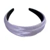 Novas Tiara de Cetim Concava e Convexa Simples e Estilosa para Mulheres, Fashion, Leve e Luxuosa, Versáteis Tiaras de Aba Larga e Acessórios de Cabelo