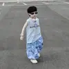 Conjunto sin mangas para niños Verano 2026 Nuevo Elegante Ropa de Verano para Niños Niños Ao Bing Pantalones sin Mangas Repelentes de Mosquitos Conjunto de Dos Piezas