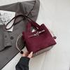 Moda Europeia e Americana Elegante de Verão Nova Bolsa Feminina para o Trabalho Bolsa de Ombro Único Bolsa de Axila Bolsa Transversal de Balde de Alta Aparência Grande Capacidade