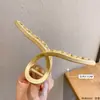 Pinza de Garra de Acrílico Estilo Coreano para Mujer 2025 Nuevo Tamaño Grande para Cabello Grueso, Pinza de Tiburón de Gama Alta para la Parte Posterior de la Cabeza
