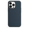 Capa para telefone de silicone líquido iPhone13 Apple 13Promax azul escuro caso de telefone mini capa protetora para telefone