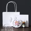 Flor de Porcelana Aromaterapia Peônia de Luoyang Porcelana Aromaterapia Flor de Cerâmica Presente para Namorada, Esposa, Melhor Amiga, Presente de Aniversário para Mãe