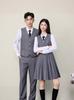 Uniforme Escolar, Uniforme, Chaleco, Vestido, Camisa de Manga Larga, Traje de Tres Piezas Camisa y Pantalón Mismo Estilo para Hombre y Mujer, Nuevo Estilo Otoño e Invierno