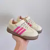 Tênis de Treino Estilo Alemão para Meninas, Versão Coreana, Tênis Casuais de Cano Baixo Versáteis para Crianças, Marca da Moda, Nova Coleção Primavera 2025, Tênis Esportivos Estilosos para Meninos