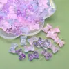 Lazo Acrílico Degradado de Dos Colores Cuentas Hecho a Mano Accesorios para Joyería DIY Gelatina Transparente Cuentas Sueltas Venta al por Mayor
