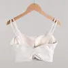 Sujetador de Yoga Nude Transfronterizo, Sujetador Deportivo de Espalda Hermosa, Sujetador Deportivo de una Pieza para Mujer con Copas Fijas, Alta Resistencia, Antishock