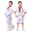 Ropa de Taekwondo al por mayor, primavera, verano, para niños y adultos, manga larga, manga corta, ropa de entrenamiento de Taekwondo.