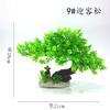 Paisajismo Acuario Plantas Acuáticas Pino Pino de Bienvenida Planta Pino Verdor Pequeños Adornos DIY Paisaje Acuático Piscicultura Bonsái Artificial