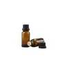Botella de aceite esencial de vidrio marrón con tapa de cabeza grande de 5ml-50ml, tapa a prueba de manipulaciones, botella a prueba de luz, el aceite esencial se divide en botellas y se moldea