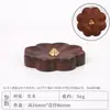 Madera Maciza Creativa Incienso Doméstico Porta Incienso Hecho a Mano Ceremonia del Té Quemador de Incienso Redondo Base para Incienso Bandeja de Madera de Águila Personalización