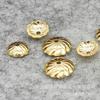 DIY Accesorios de Joyería Hechos a Mano Cobre 9.5mm Cuentas Espaciadoras en Forma de Flor Horquilla para el Cabello Hanfu Accesorio para el Cabello Nupcial Material Paso a Paso A363