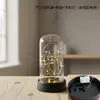 Flor Eterna Cubierta Acrílica Transparente, Cubierta de Plástico Semicircular, Cubierta de Vidrio, Cubierta Protectora contra Polvo para Flores Secas, Materiales para Manualidades DIY