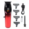 Cortador de Cabelo Elétrico para Toda a Família de Fabricante Transfronteiriço, Recarregável, Display Digital Inteligente, Lâmina de Aço Inoxidável, Cortador de Cabelo que Não Prende