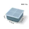 Forma de bolo de silicone de grau alimentício transfronteiriça com tampa, fácil de desenformar, resistente a altas temperaturas, para uso doméstico, forma de cubo de gelo de congelamento rápido de grande capacidade