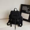 Mochila Casual de Nicho Coreana Bolsa de Tela 2026 Nueva de Moda Versátil Bolsa para Mujer para Salir de Compras Mochila Pequeña de Moda