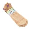 Medias cortas para mujer ultradelgadas invisibles de verano calcetines totalmente transparentes color carne calcetines de cristal anti-gancho seda dispensada antideslizantes medias de acero