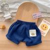 Roupas de Terno Estilo Coreano Verão 2024 Novas Calças para Bebê Menino de 1-3 Anos Conjunto de Duas Peças 100% Algodão Seção Fina Tipo A Roupas de Passeio