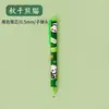 Caneta Esferográfica Fofa de Panda com Acionamento por Pressão Estudante Desenho Animado Tinta Preta Carbono Caneta D'água Alto Valor de Cor Papelaria de Escritório Caneta de Pressão