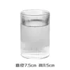Estilo Alto Japonés Lujo Ligero Minimalista Rayas Verticales Café Latte Whiskey Vidrio Resistente al Calor Taza de Agua Resistente a Altas Temperaturas