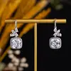 Pendientes Cuadrados con Borlas Minimalistas de Nicho Exquisitos Transfronterizos, Accesorios para Vestido de Banquete, Pendientes de Moda, Joyería para Mujeres