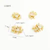 Conector de Doble Colgante Tipo Valla de Oro de 18K14K con Retención de Color Fuerte, Microincrustado con Circonita, para Pulsera, Collar, Accesorios de Aretes DIY
