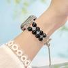 Adecuado para appIeiwatch123456789 Pulsera de Resina Cadena de Cuentas Correa de Apple Moda Universal