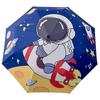 Astronauta Espacial Sunny and Rain Paraguas Plegable Automático de Doble Propósito Protección UV Solar Sentido Avanzado para Mujer