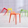 Bancos de Plástico al por Mayor en Stock, Sillas de Plástico Elegantes y Sencillas, Sillas de Comedor para el Hogar, Sillas de Mesa de Comedor Creativas y Únicas, Sillas de Café