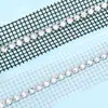 Malla de Pedrería Transfronteriza Malla de Pedrería de Fondo Plano de 5 mm Incrustada con Diamantes para Ropa, Tirantes, Zapatos, Bolsos, Cajas de Almacenamiento, Accesorios de Bricolaje Venta al por Mayor