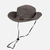 Sombrero de verano transpirable para acampar al aire libre, montañismo, pesca, sombrero de vaquero occidental, sombrero de pescador con cordón de marca de moda japonesa para hombres y mujeres