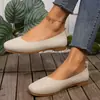 Otoño 2026 Nuevos Zapatos de Mujer de Punto Transpirables Slip-on Planos Casuales para Mujer En Stock Dropshipping