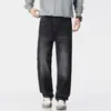 Ropa de Hombre Fengshe / 2026 Primavera y Otoño Nuevos Jeans Rectos Holgados y Pantalones de Pierna Ancha Tendencia Americana High Street para Hombre