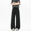 Verano Nuevo Hombres Estilo Coreano Marca de Moda Estilo Americano Dobladillo Angulado Cuadros Secado Rápido Pantalones corte limpio Casuales Pantalones de Moda